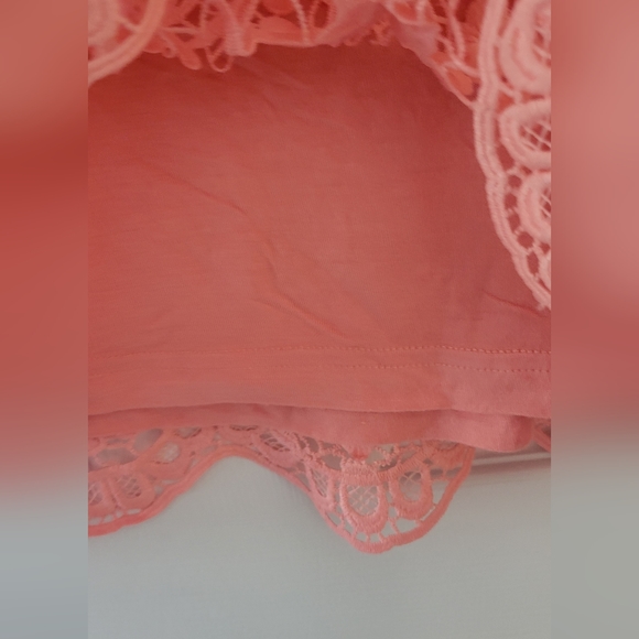 NWT Peach Lace Halter Dress- Size Medium - Picture 5 of 10